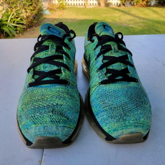 Nike Mens Flyknit Airmax 620469-009 Green Tranquil main image 6